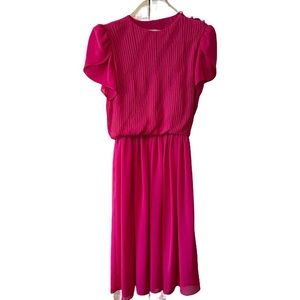 Vintage Pink chiffon dress